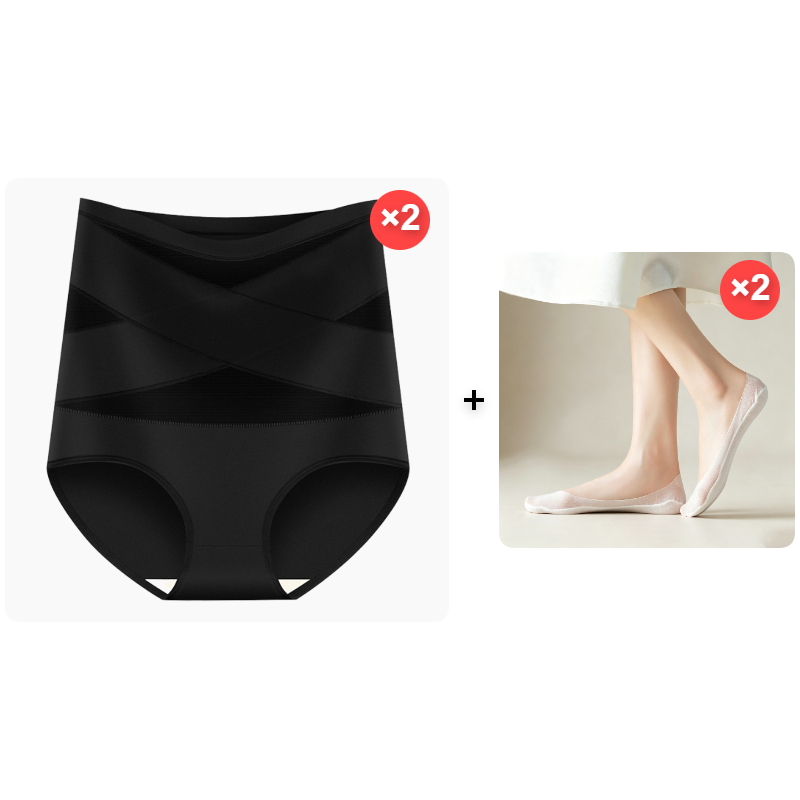 Silhoxi™ Plus-Size High-Waist Tummy Sculpting Panties — Instantly Smooth Your Waist and Own Your Confidence All Day
