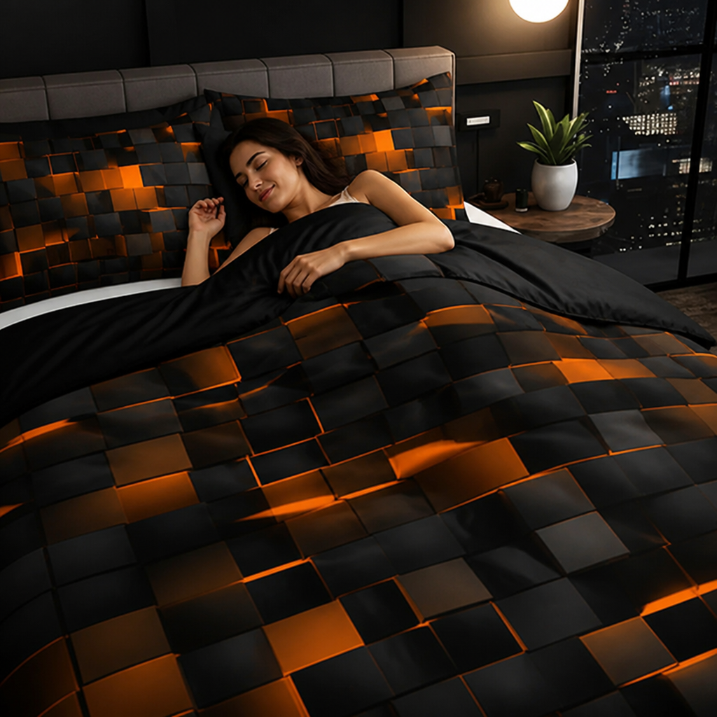 ViveLux™ 3D Gradient Cover Set — Experience Sleep Wrapped in Unmatched Softness and Vivid Color Every Night