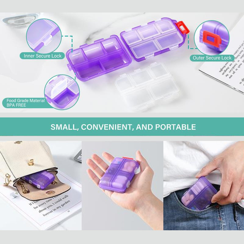 MedGuard™ Compact Pill Vault — Ultimate Pocket Power for Organized, Stress-Free Health Control