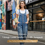 ShadeStride™ Denim Overalls — Experience Freedom and Flair That Moves With You