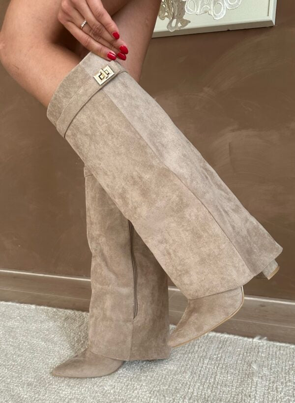 Elevare™ High-Heel Boots with Trousers — Step Confidently Into Warmth and Unstoppable Style
