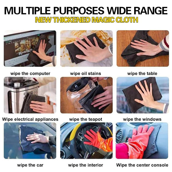 CrystalSwipe™ Microfiber Cloth — Instantly Transform Surfaces Into Stunning, Spotless Shine