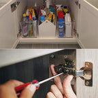 FortiFix™ Hinge Side Plate Repair Pieces — Lock Your Cabinets Tight for Smooth, Steady Doors That Last