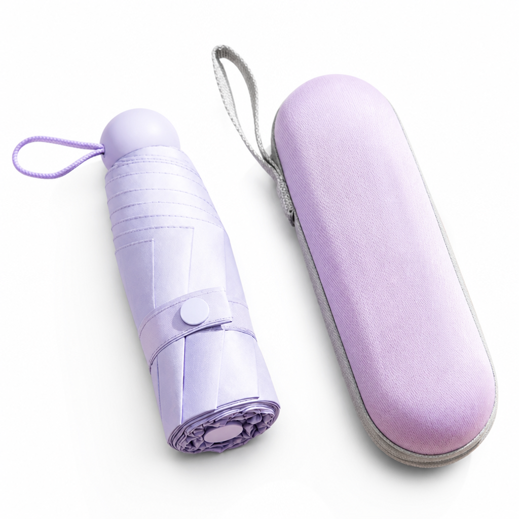 LumaShade™ Mini Travel Umbrella — Your Pocket-Sized Shield Against Sun, Rain, and Wind