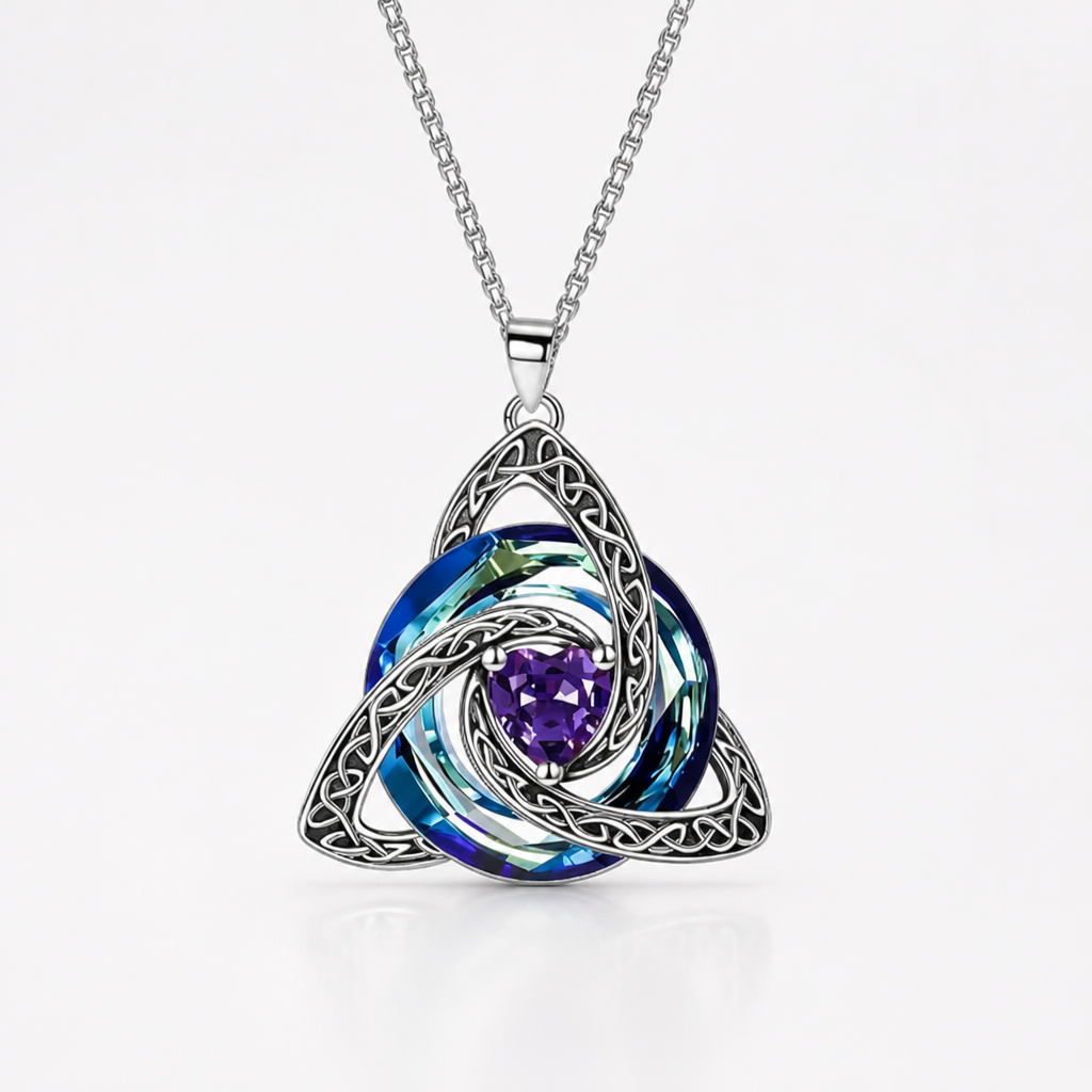 VitaLuxe™ Birthstone Knot Necklace — Carry Ancient Strength and Soulful Love Wherever You Go
