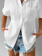 LuxeAura™ Blouse — Wrap Yourself in Flattering Comfort and Timeless Confidence