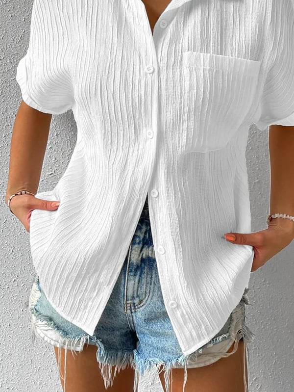 LuxeAura™ Blouse — Wrap Yourself in Flattering Comfort and Timeless Confidence
