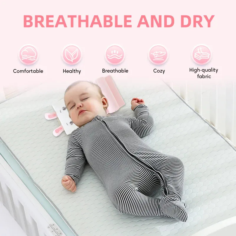 SoftNest™ BreathFlow Pillow — Gentle Support That Nurtures Your Baby’s Natural Growth and Calm