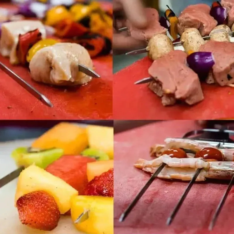 GrillMaster™ — Flip, Lift, and Serve Perfect Skewers Without the Hassle