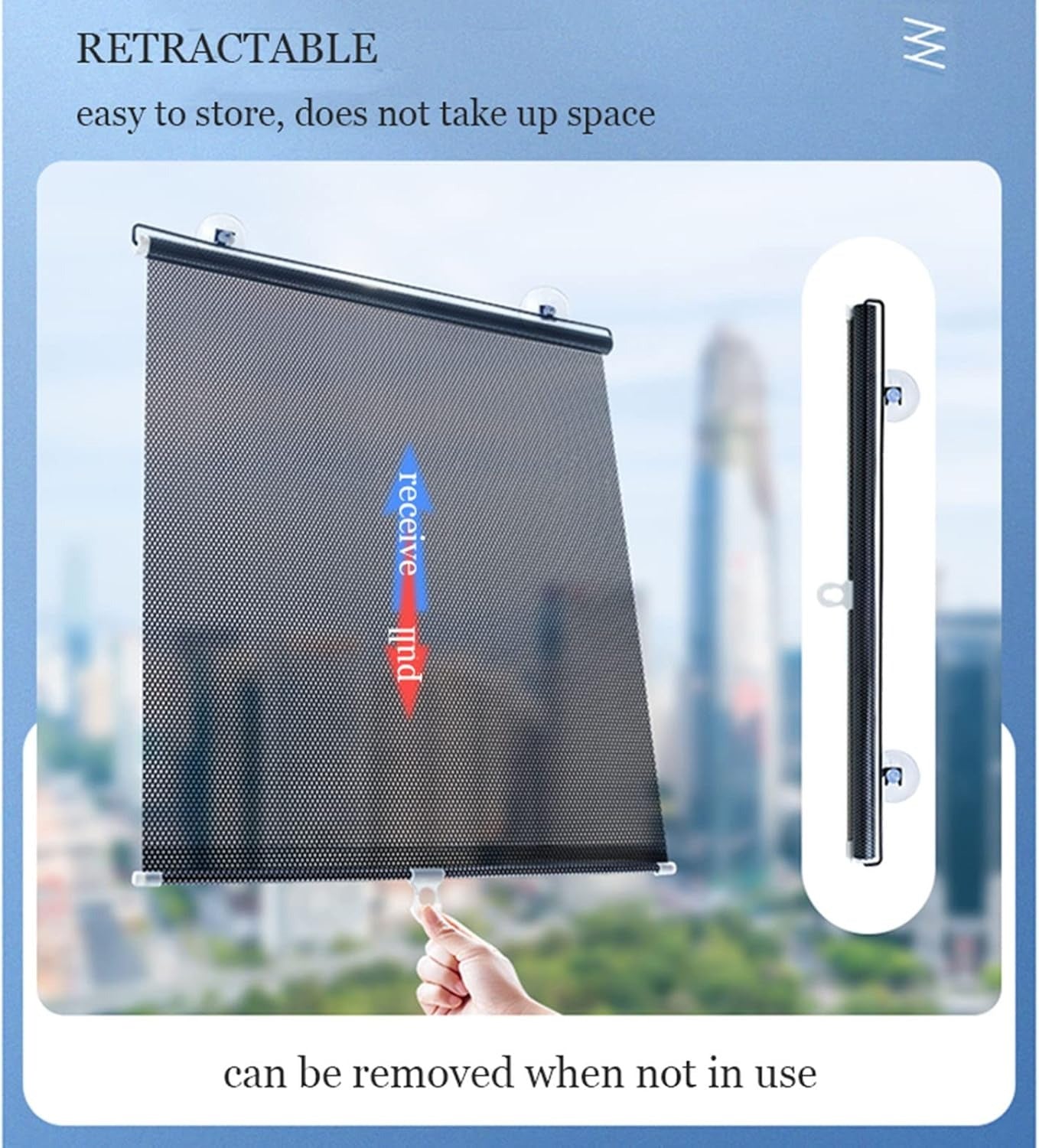 SunAura™ Solar Roller Blinds — Instantly Cool Your Space and Lock Out the World