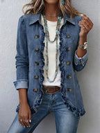 Petalvienne™ Floral Utility Jacket — Turn Heads with Effortless Vintage Charm and Feminine Grace