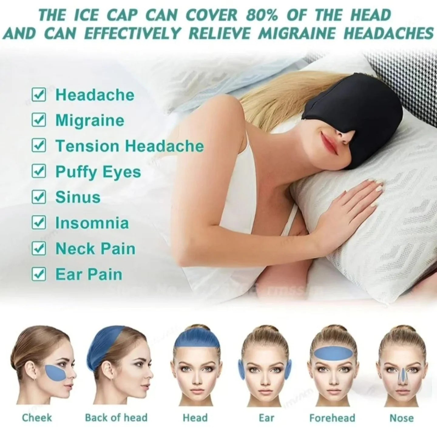 CalmBreeze™ Migraine Relief Cap — Escape Crushing Pain and Find Instant Calm
