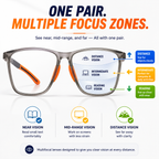 LumiFlex™ Multifocal Glasses — Effortless Focus for Crystal-Clear Vision All Day Long