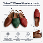 Vetara™ Woven Slingback Loafer — Slip Into Unstoppable Comfort and Effortless Elegance All Day Long
