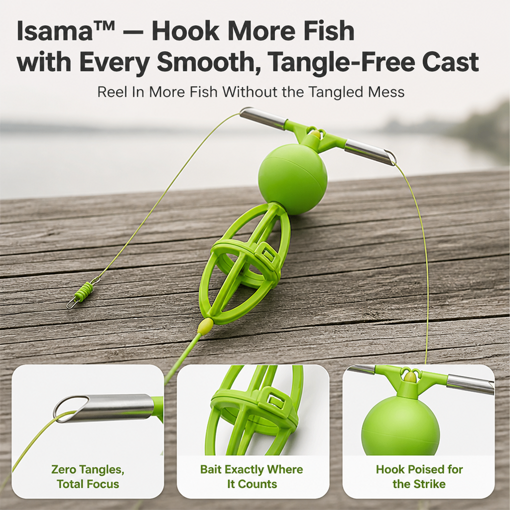 Isama™ — Hook More Fish with Every Smooth, Tangle-Free Cast