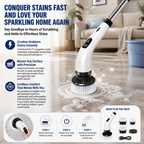 TurboScrub Pro™ — Conquer Stains Fast and Love Your Sparkling Home Again