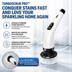 TurboScrub Pro™ — Conquer Stains Fast and Love Your Sparkling Home Again