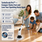 TurboScrub Pro™ — Conquer Stains Fast and Love Your Sparkling Home Again