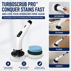 TurboScrub Pro™ — Conquer Stains Fast and Love Your Sparkling Home Again