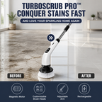 TurboScrub Pro™ — Conquer Stains Fast and Love Your Sparkling Home Again