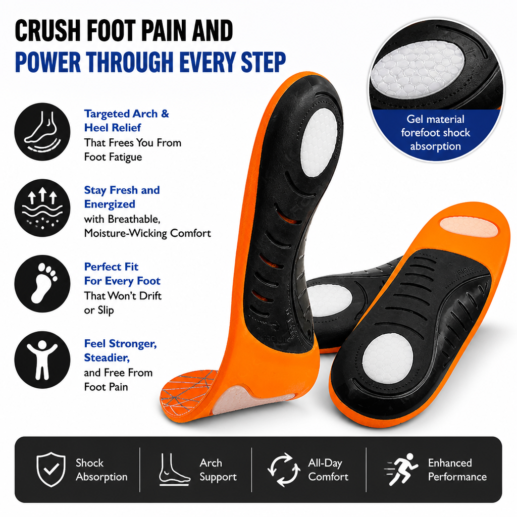 RambleStep™ — Crush Foot Pain and Power Through Every Step with Unstoppable Comfort