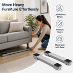 GlideShift™ — Command Heavy Furniture Alone with Zero Strain or Floor Damage