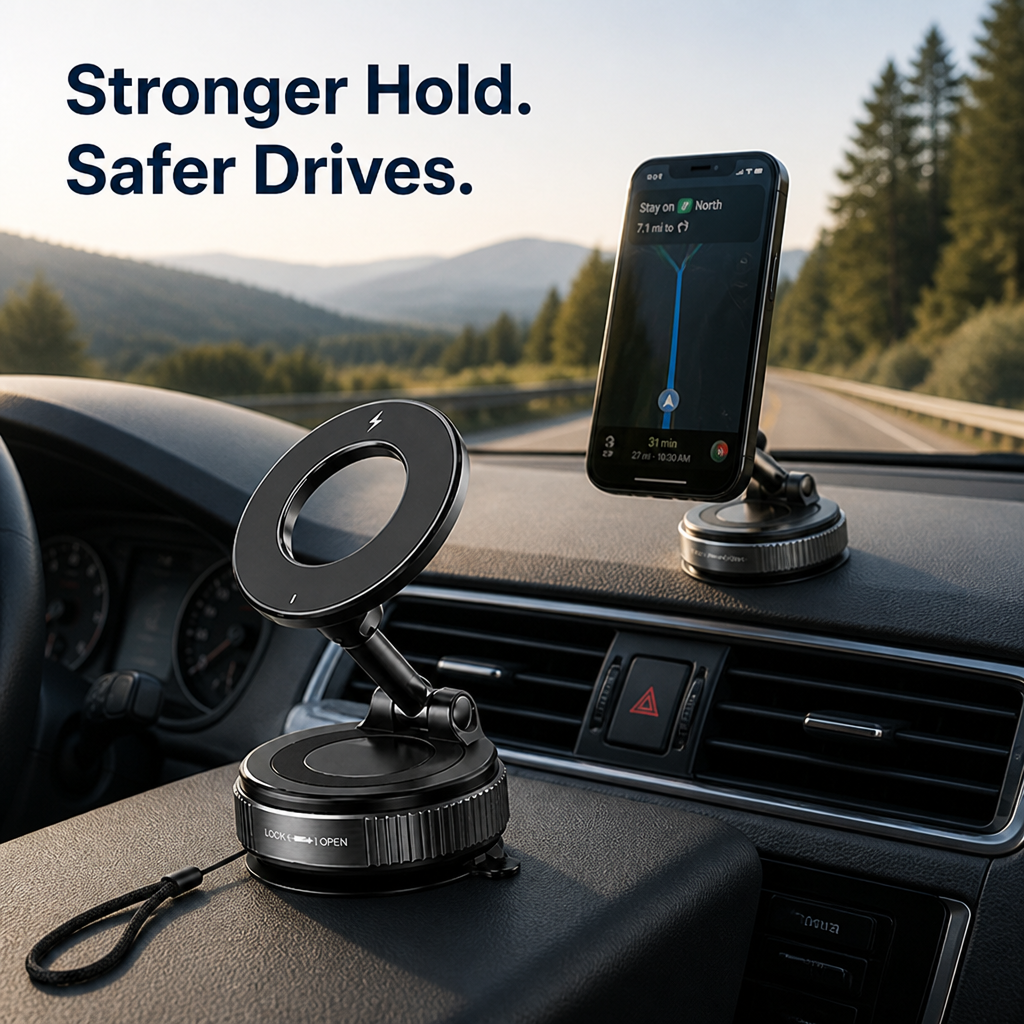 MagnetiHold™ — Drive Confidently with a Grip That Never Lets Go
