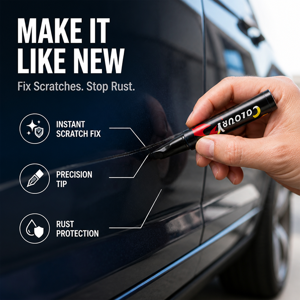 RevitaShade™ Touch Up Paint Pen — Erase Scratches Instantly and Stop Rust for Good