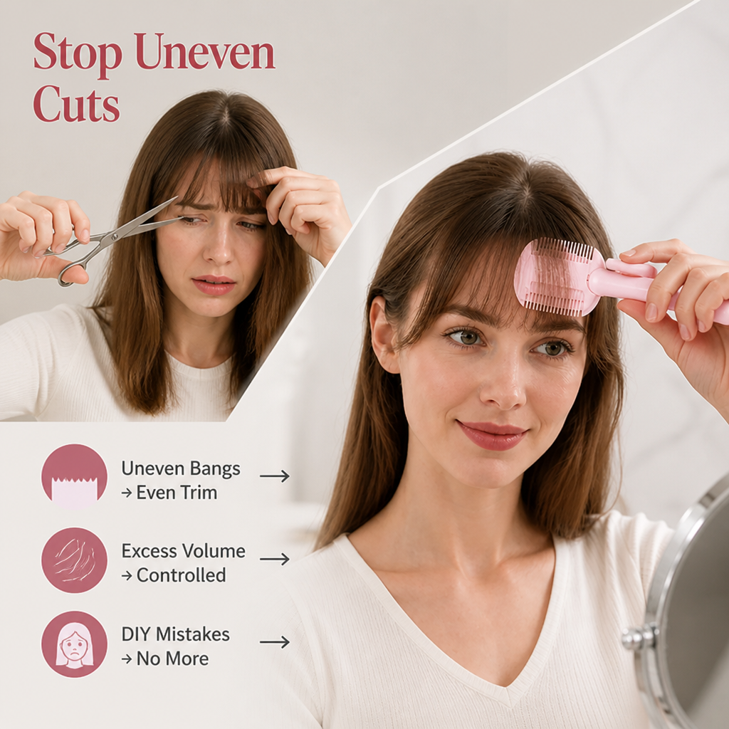 GlideTrim™ — Take Complete Command of Your Style with Flawless, Salon-Quality Thinning