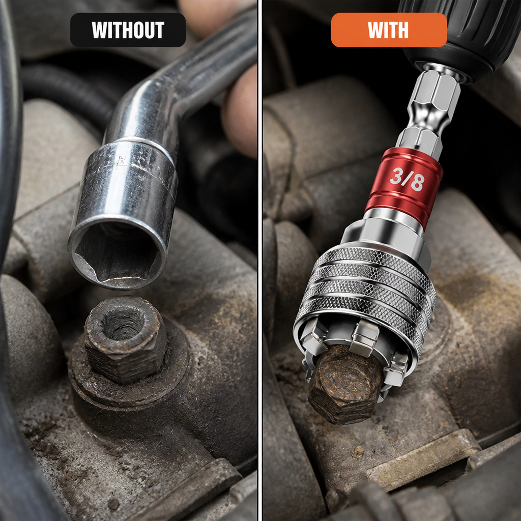 IronGrip™ Universal Socket — Conquer Every Stubborn Bolt with Effortless Power and Perfect Control